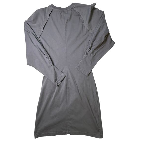 IRO Paris “Elona” Asymmetric Ruched Mini Dress Storm Blue NWT - Size Small - Picture 3 of 16